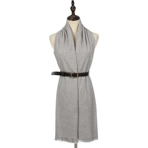 Swat Pany Scarf For Women Winter Pashmina Shawls For Women Wedding Shawls-Gray17 - Picture 3 of 7